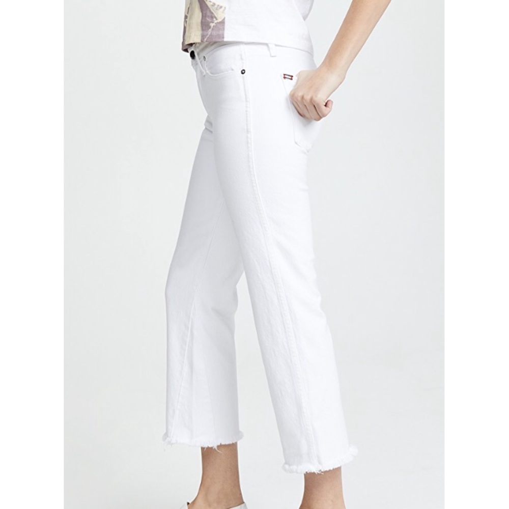 ALICE + OLIVIA JEANS Perfect Cropped Kick Jeans - Picture 3 of 8